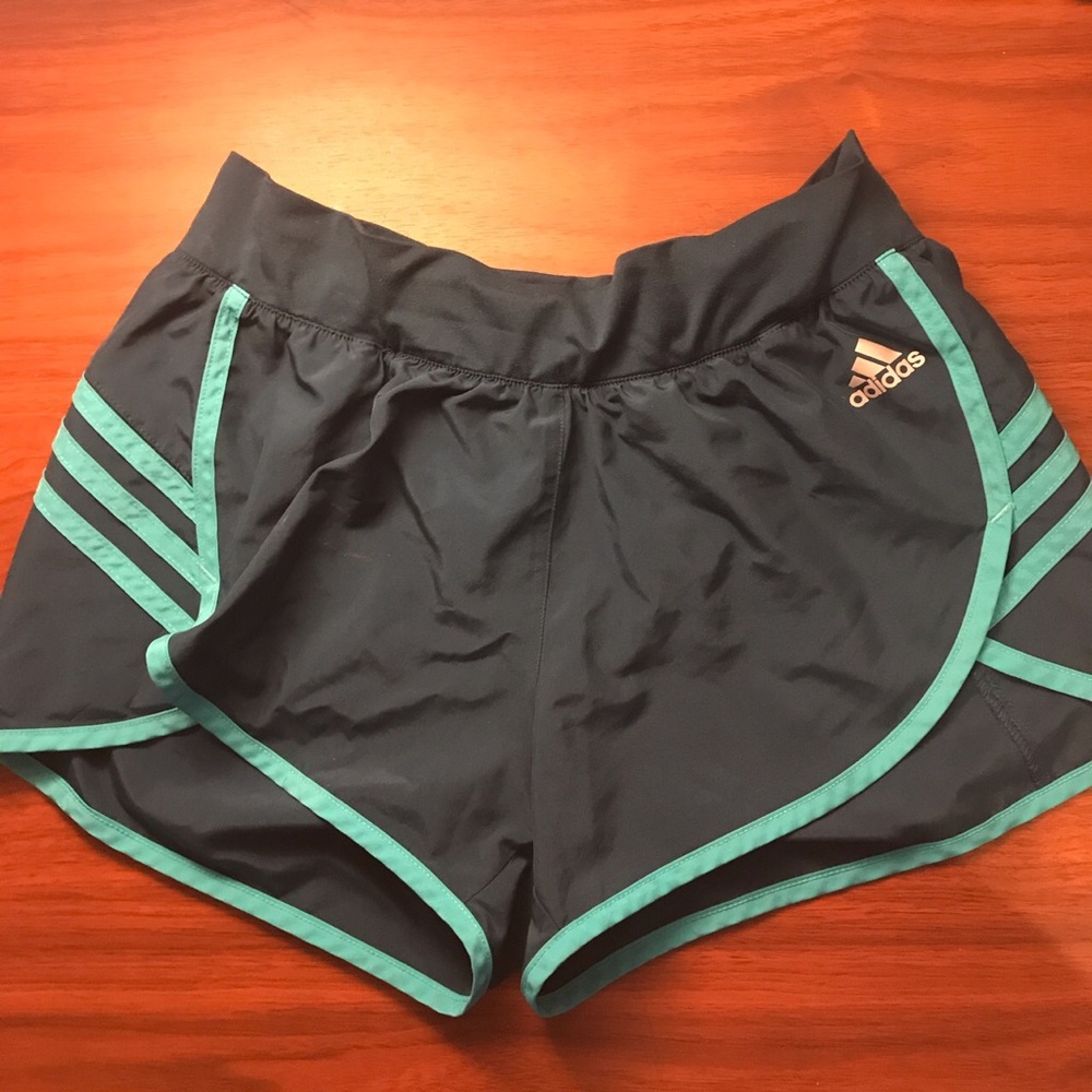 ADIDAS RUNNING SHORTS teal / navy
